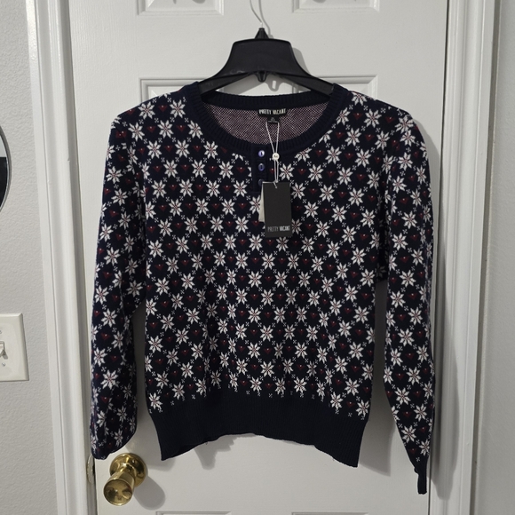 ModCloth (Pretty Vacant) When You Snow, You Snow Sweater - Picture 6 of 9